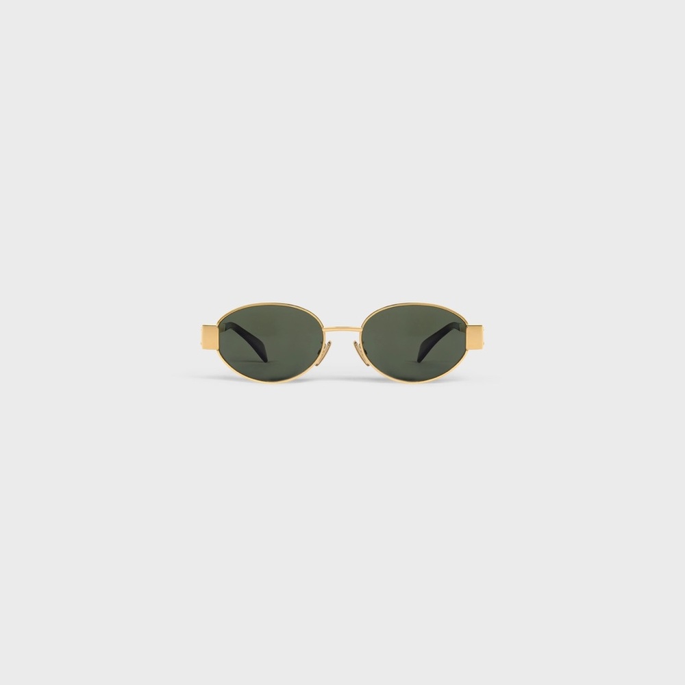 TRIOMPHE METAL 01 SUNGLASSES IN METAL
GOLD / GREEN
RETAILS - 550 USD